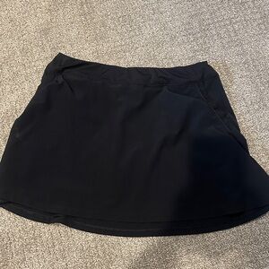 Black Athletic Skort UnderArmour Heat Gear